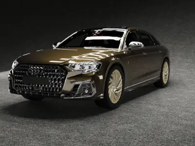 audi-a8l-2022 3D model