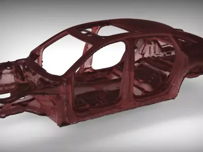 Automotive Car Body - Body in White 3D print model