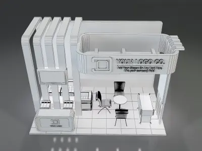 Booth Stand Exhibition a647a 3D model