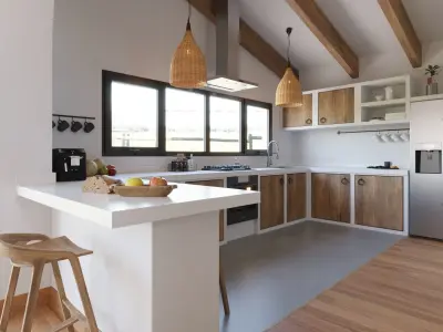 Rustic interior model 3D model