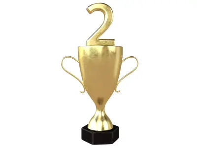 Trophy v5 001 Low-poly 3D model