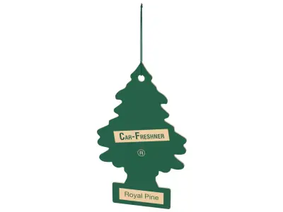 Little Trees Car Freshener Royal Pine Scent 3D model