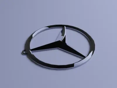 Mercedes-Benz Logo  3D print model