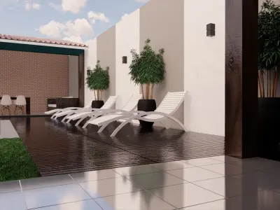 Modern House  3D model 2
