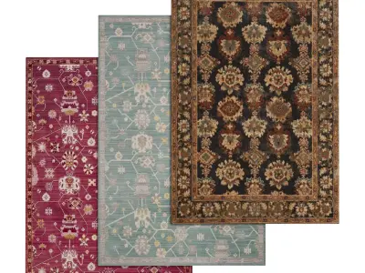 Rug Set 471 3D model