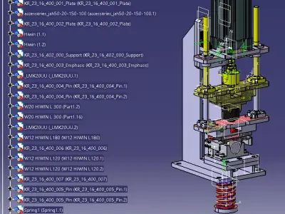 Pneumatic Die for the automotive industry 3D model