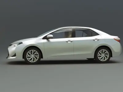 Toyota Corolla LE 2019 3D model