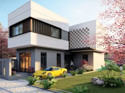 Modern home  3D model