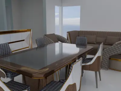 Royal Luxe Living Collection 3D model