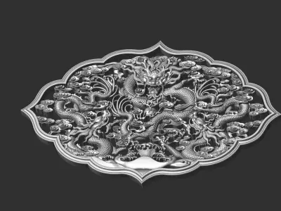 dragon pendant 3D print model