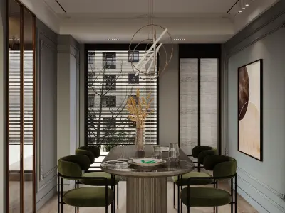 Hall design 3D model