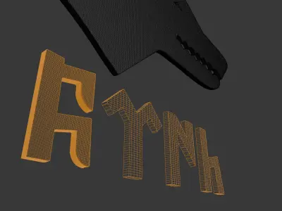 Bozkurt ve Gokturkce Turk Yazisi 3D yazicida basmaya hazir model 3D model