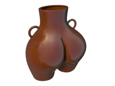 Female Body Vase 3D model 3D model