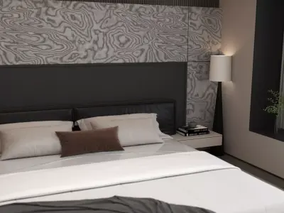 Bedroom interior 10 3D model