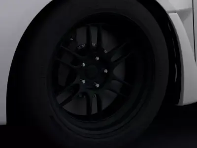 Enkei RPF1 Aftermarket Wheel Low-poly 3D model