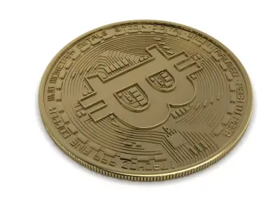 Bitcoin Coin Gold Jewelry 3D print model