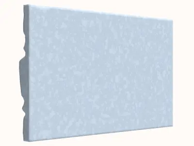 Fractured Rock Wall Game Asset 3D model