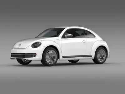VW Beetle Fender Edition 2012 3D model