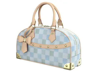 Louis Vuitton x Murakami Handbag East West Low-poly 3D model