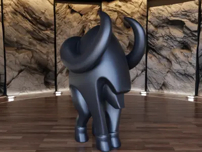 Smile Sheep Creature Figure Fan Art Toy 3D print model
