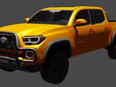 Toyota Tacoma Low-poly 3D model