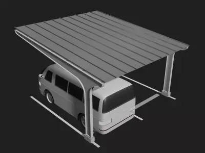 Carport 25U06 3D model