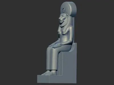 Statuette of Sekhmet 3d printable model stl 3D print model