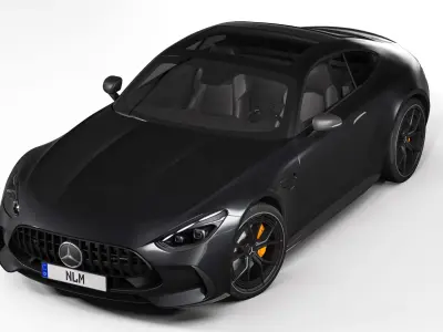Mercedes-Benz AMG GT 43 Coupe 2024 3D model