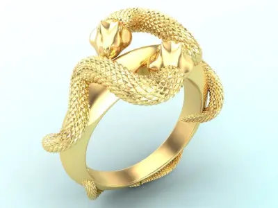 Snake ring - N843 3D print model