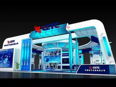 Exhibition - Area - 17X19-3DMAX2009-02 3D model