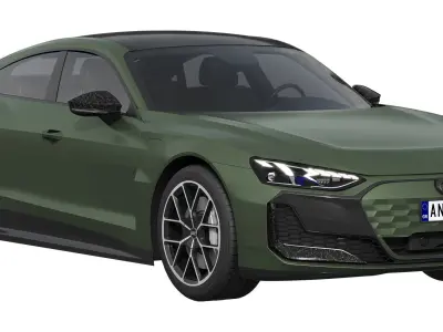 Audi RS e-tron GT perfomance 2025 3D model