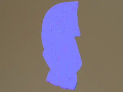 wooden cat 3D model