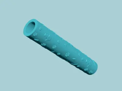 Texture Roll 57 Winter Positive - Fondant Decoration Maker 3D print model