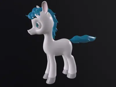 Little Pony Cartoon 3D model