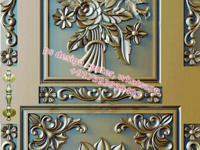 CNC  DESIGN FOR DOORS 3D model