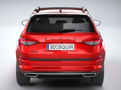 Skoda Kodiaq Sportline 2022 3D model
