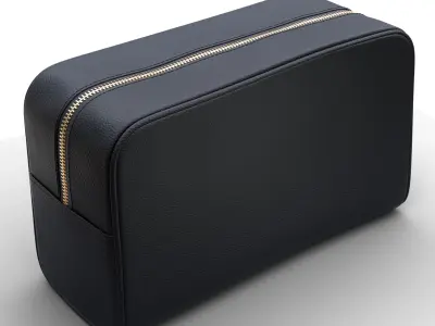 Luxury Toiletry Bag Low-poly 3D model