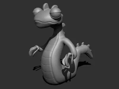 Stylized Lizard 01 Low-poly 3D model