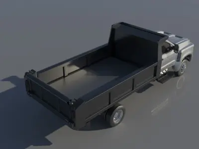 Chevrolet Silverado 5500 Dump Truck 3D print model