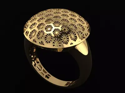  Minimalist Turkish Ring 3D print model