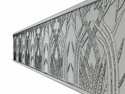 Moorish molding 3D model