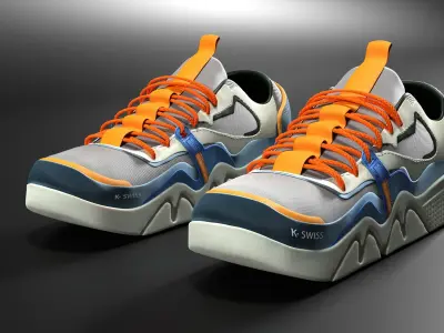 shoes - K-Swiss 3D model