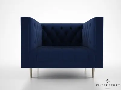 Stuart Scott Flux Armchair 3D model