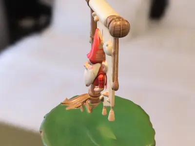 Gnome Banner 3D model