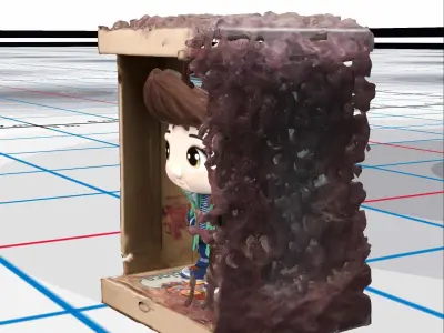 Mike W StrangerThingd plushie 3D model