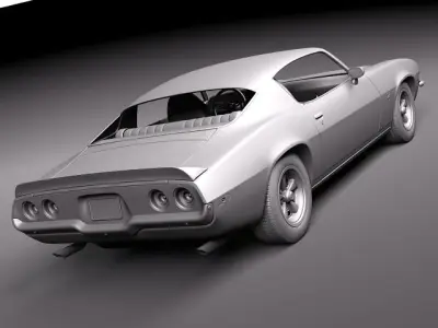 Chevrolet Camaro 1970 Z28 3D model