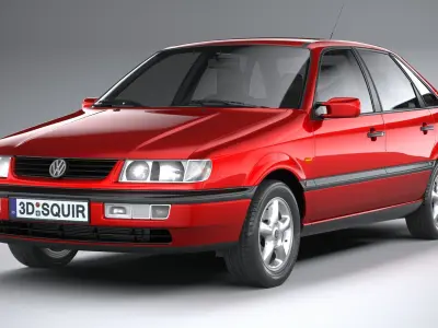 Volkswagen Passat B4 sedan 3D model