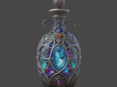 life-saving potion 3D model