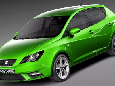 Seat Ibiza 5-door 2013 3D model