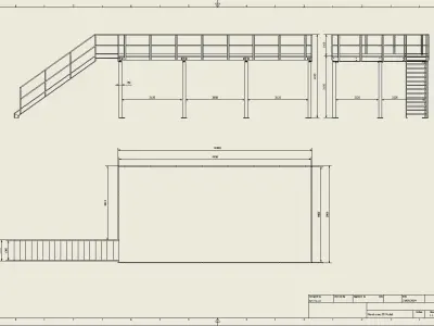 Modern Steel Structured Loft and Industrial Style and 3D Model Low-poly 3D model